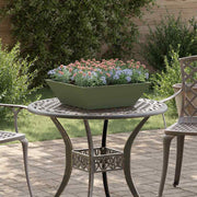 Vrtna saksija 5 pcs Maslinasto zelena 50 x 50 x 15 cm