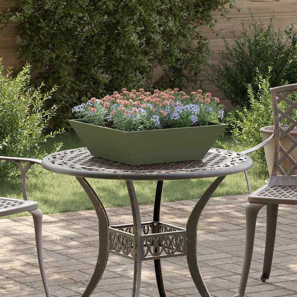 Vrtna saksija 5 pcs Maslinasto zelena 50 x 50 x 15 cm