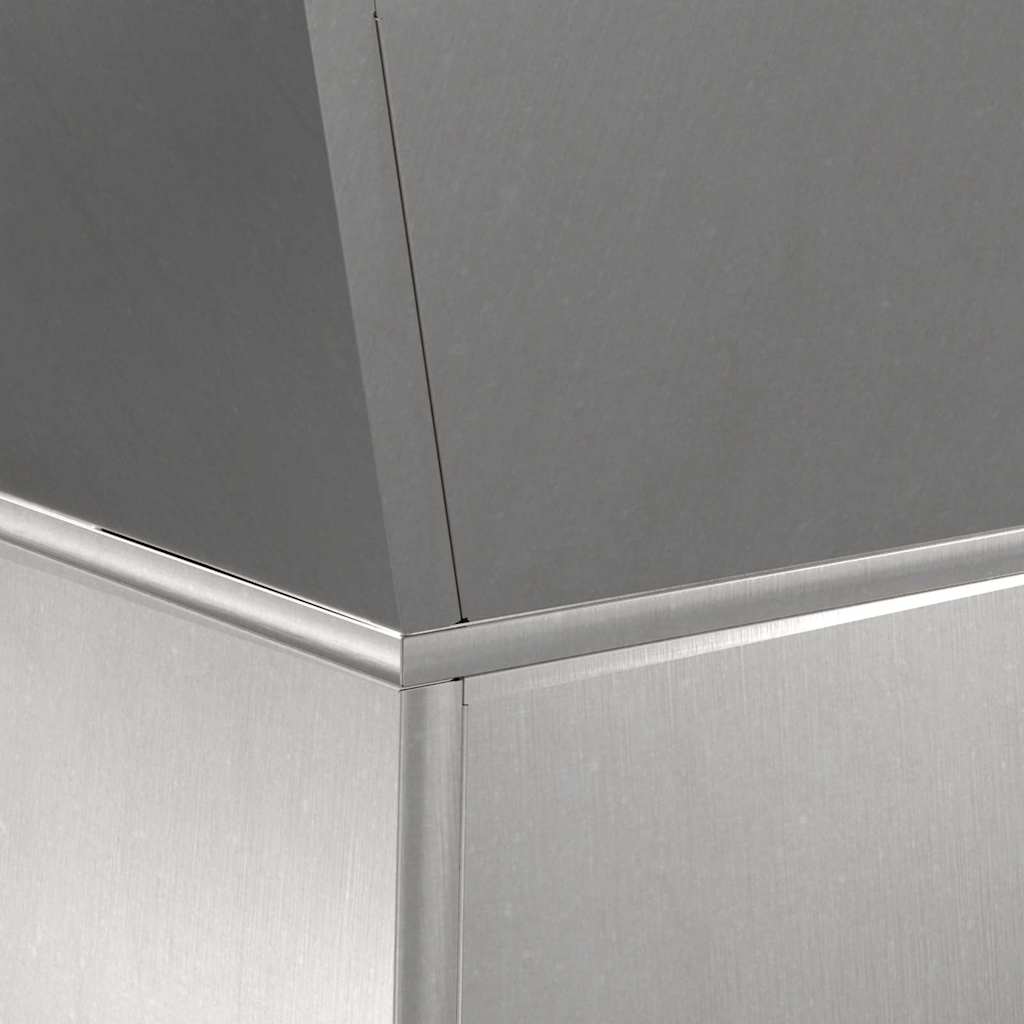 Stup saksija 2 pcs Srebrno 35 x 35 x 73 cm