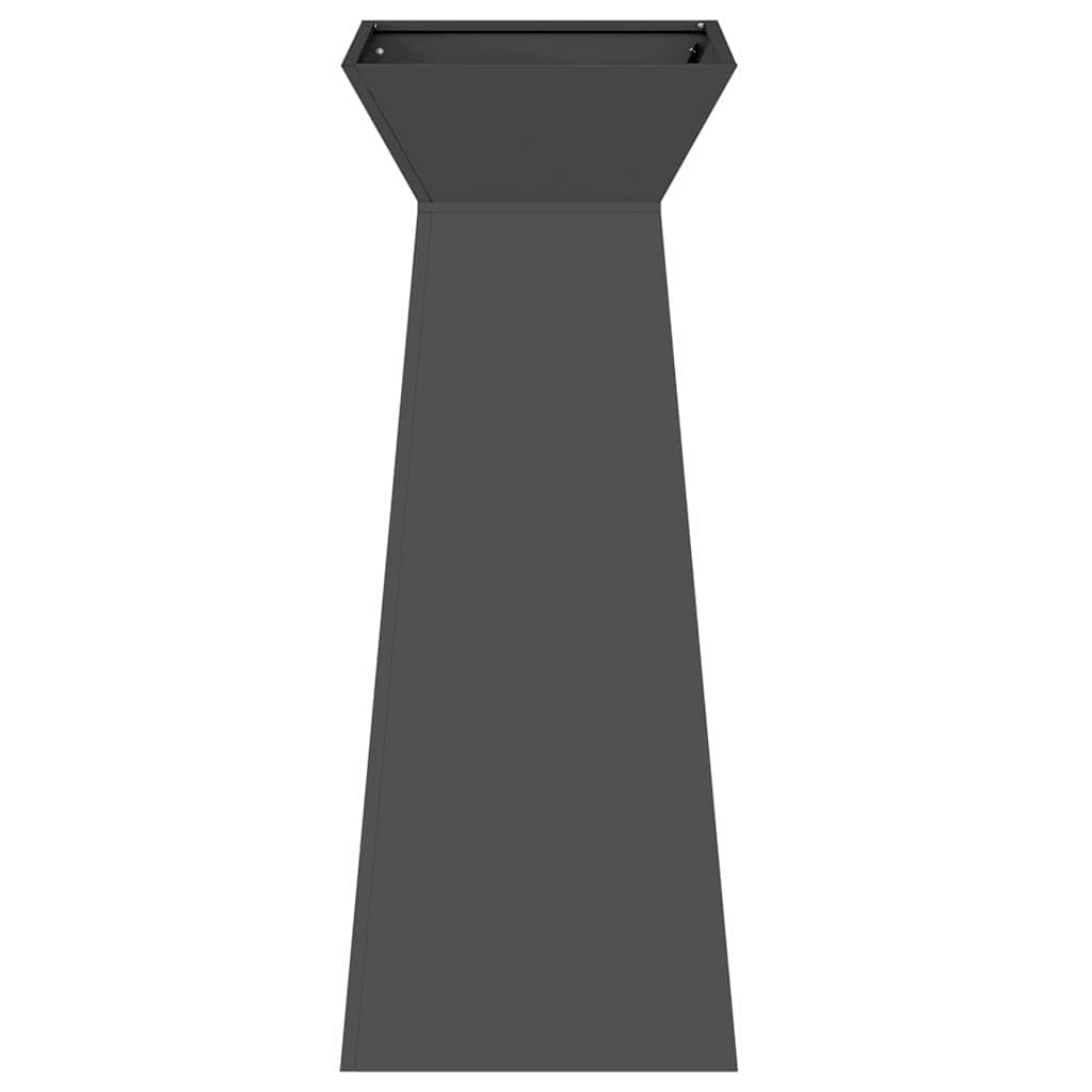 Stup saksija Crna 40 x 40 x 100 cm