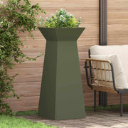 Stup saksija 2 pcs Maslinasta 40 x 40 x 100 cm