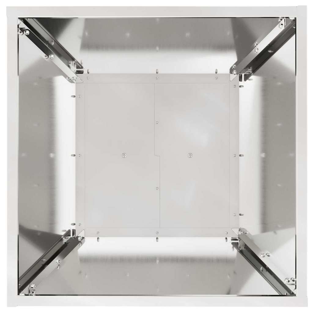 Stup saksija Srebrno 40 x 40 x 100 cm
