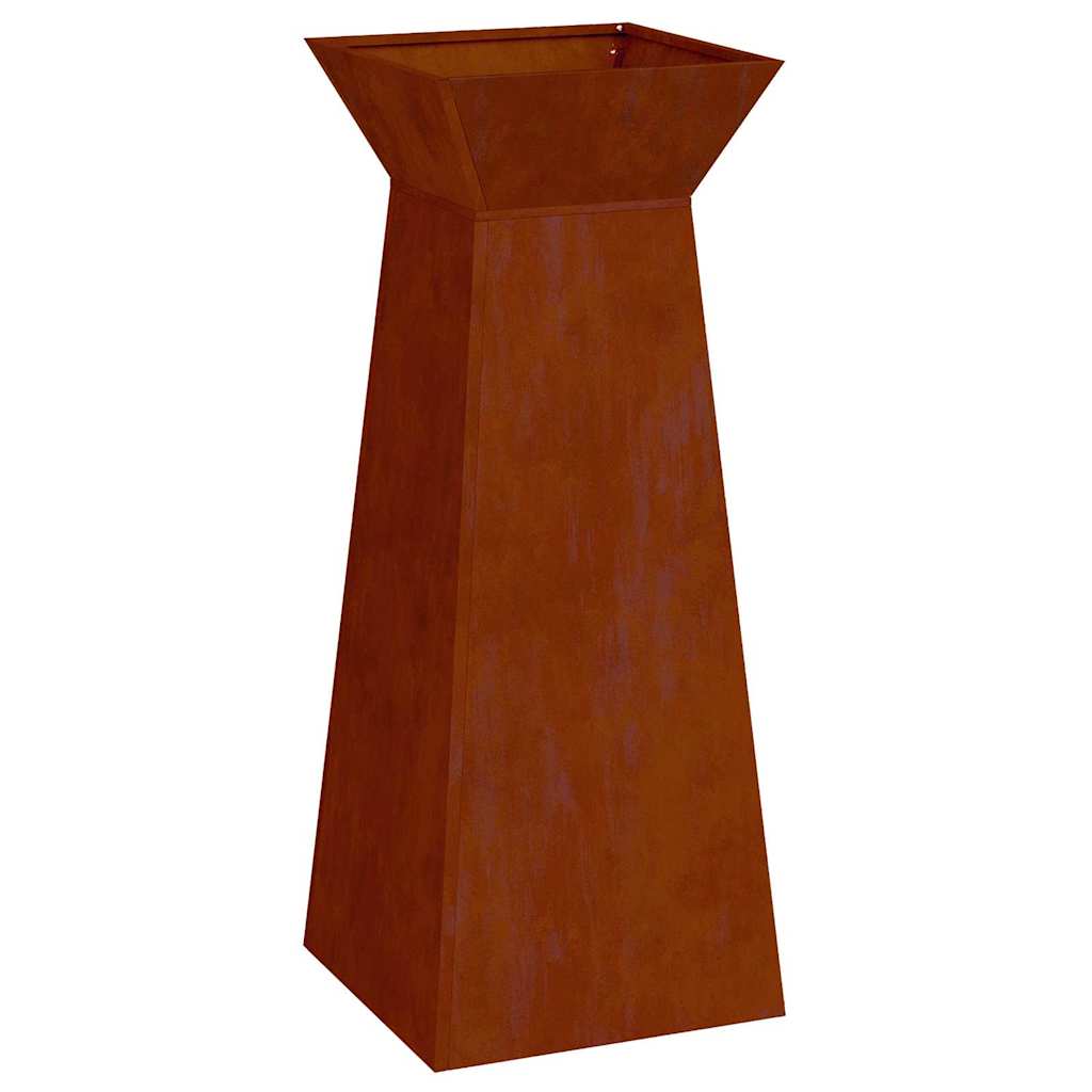 Stup saksija Srebrno 40 x 40 x 100 cm