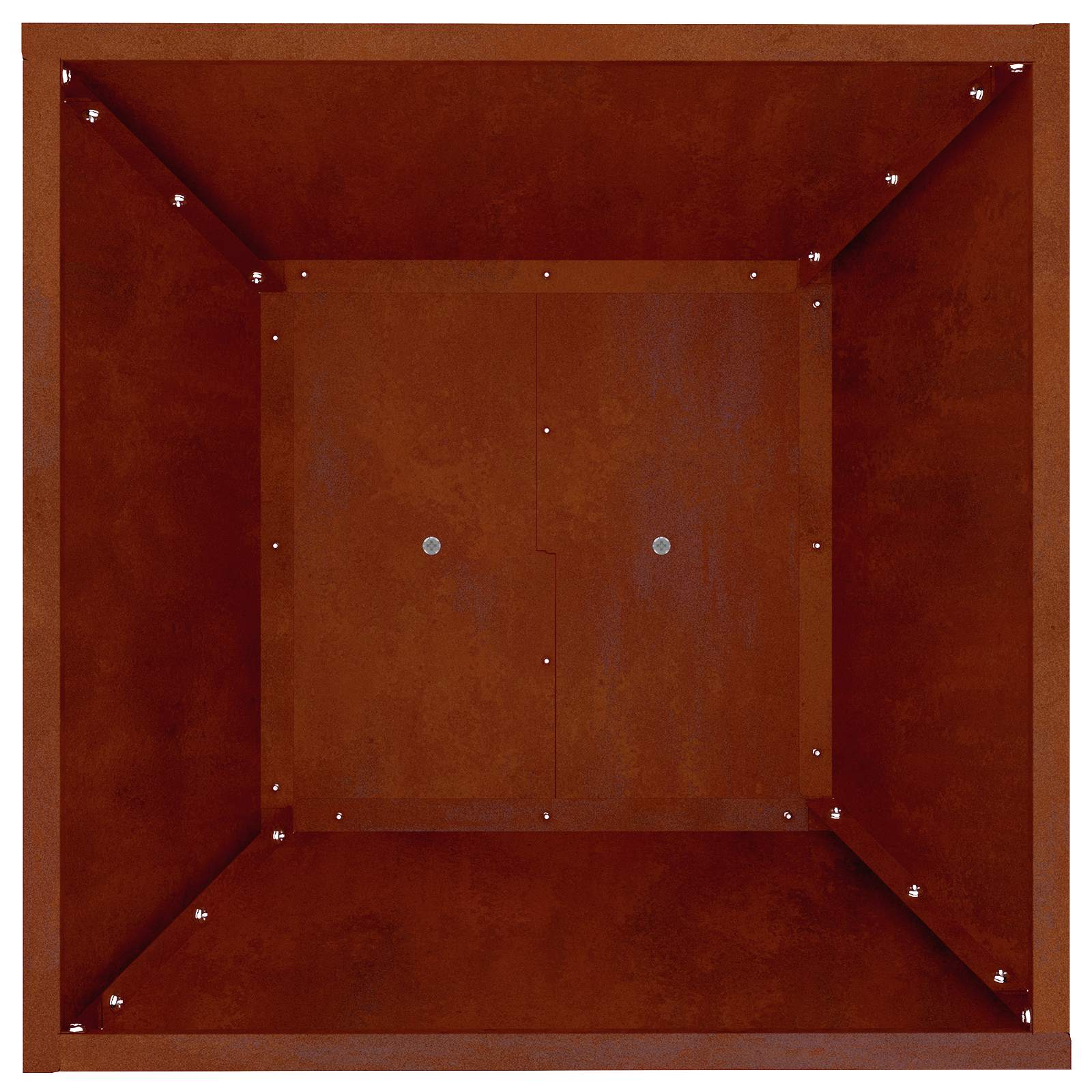 Stup saksija Srebrno 40 x 40 x 100 cm