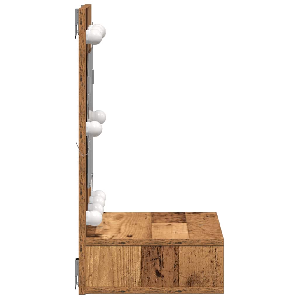 Ogledalo ormar Staro drvo 60 x 31,5 x 62 cm Konstruirano drvo