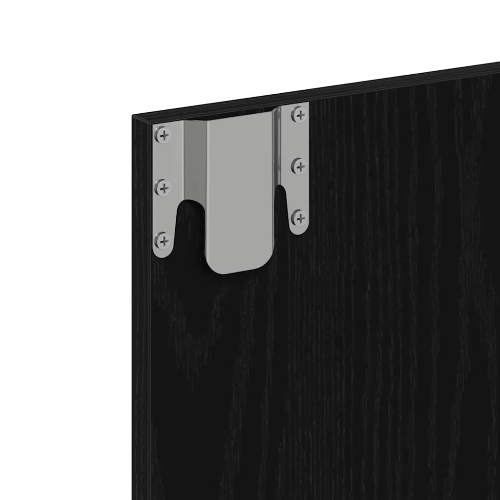 Ogledalo ormar Crni hrast 60 x 31,5 x 62 cm Konstruirano drvo