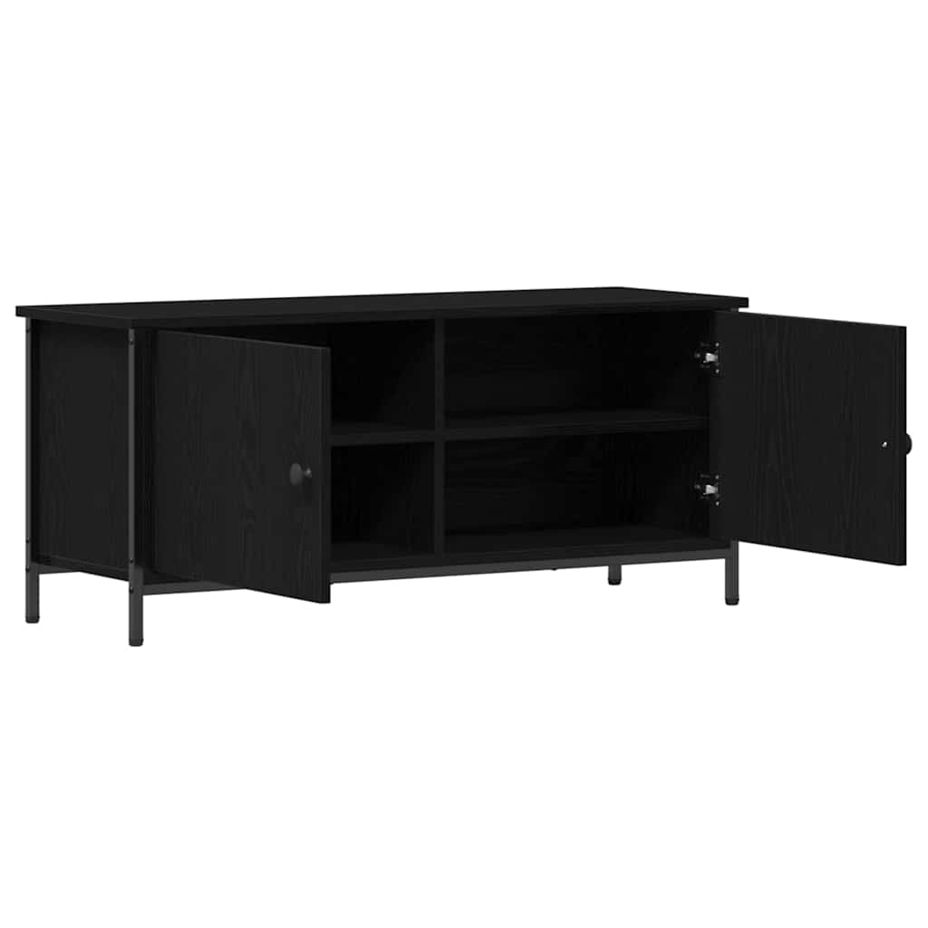 TV ormar Crni hrast 100 x 35 x 45 cm Konstruirano drvo
