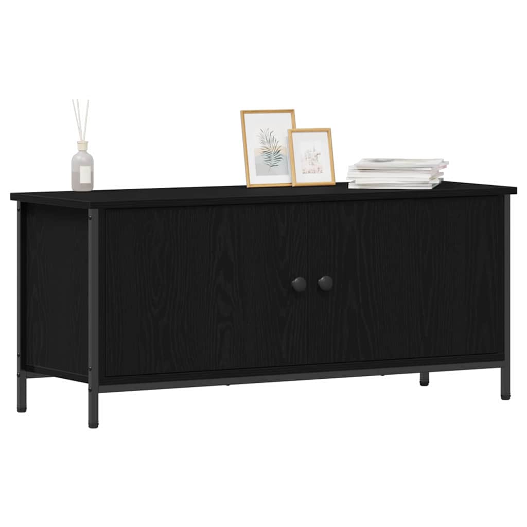 TV ormar Crni hrast 100 x 35 x 45 cm Konstruirano drvo