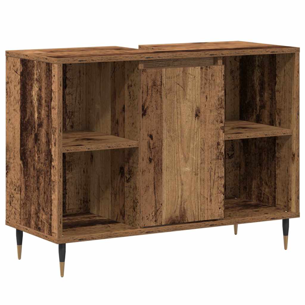 Kupaonski ormar Staro drvo 80 x 33 x 60 cm Konstruirano drvo