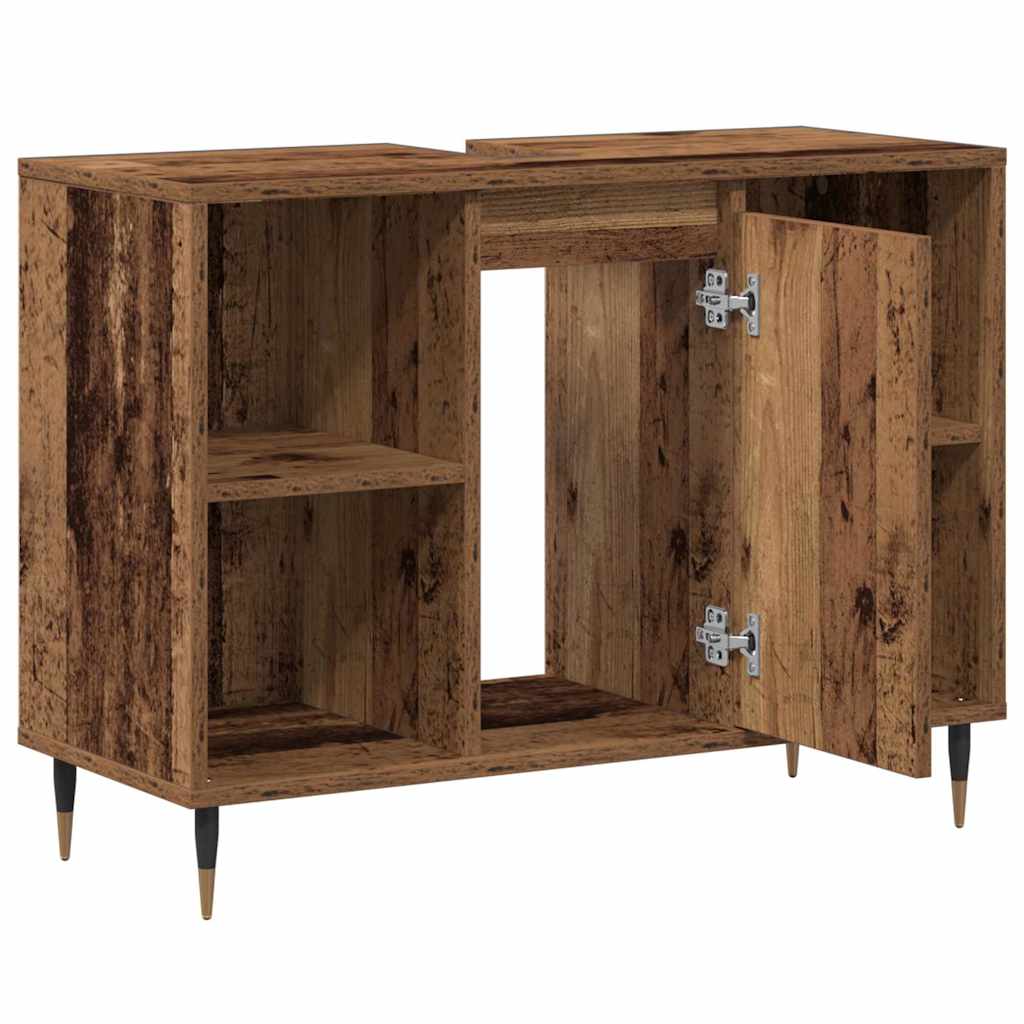 Kupaonski ormar Staro drvo 80 x 33 x 60 cm Konstruirano drvo