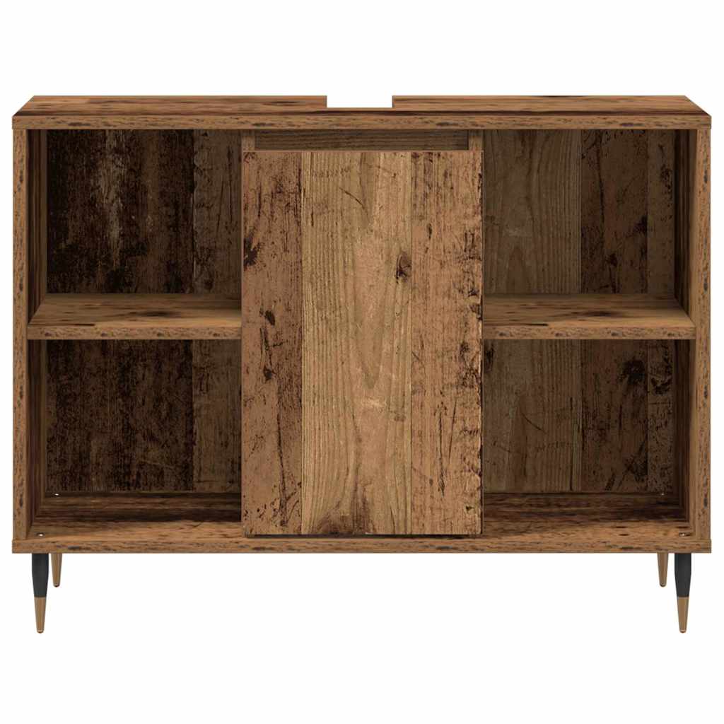 Kupaonski ormar Staro drvo 80 x 33 x 60 cm Konstruirano drvo