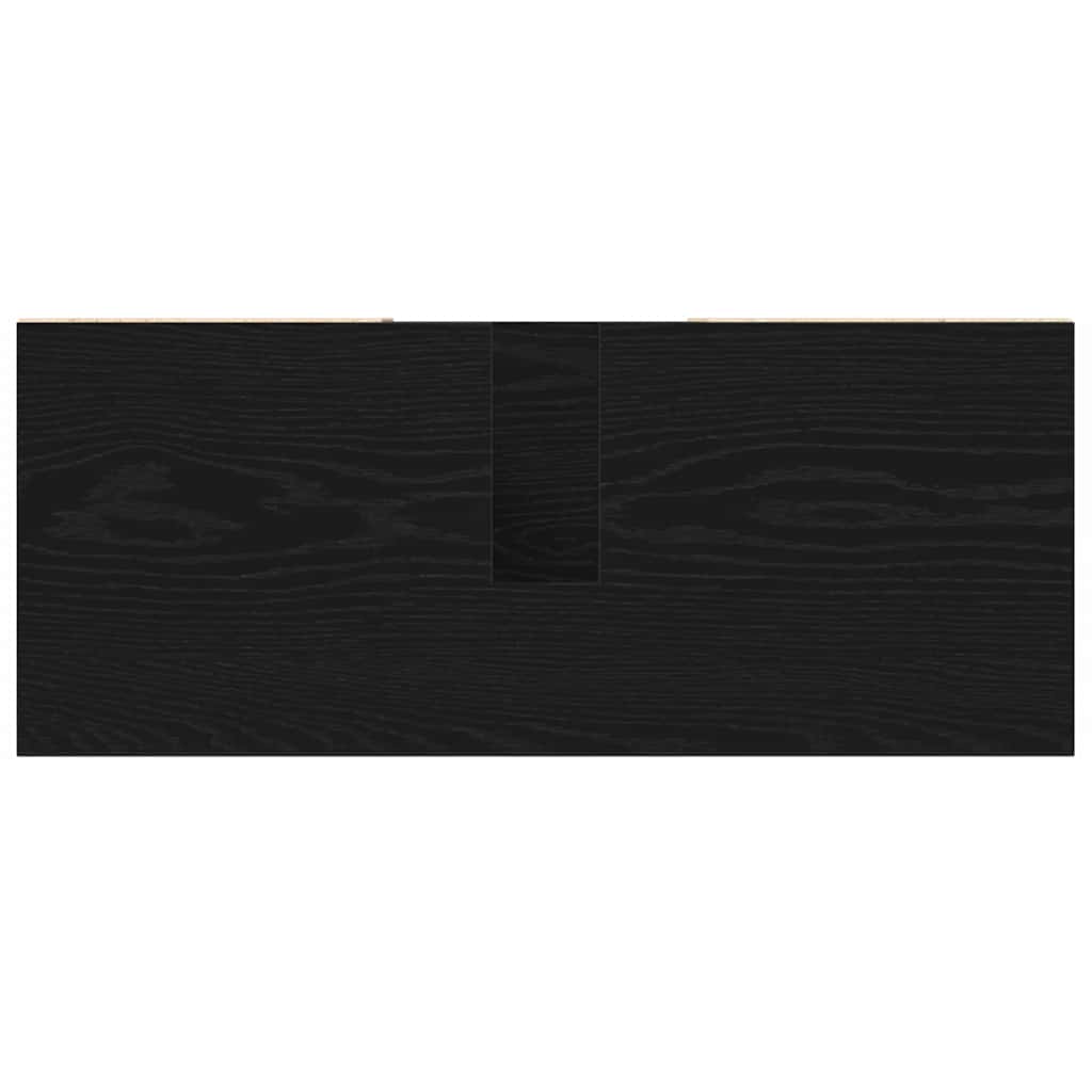 Kupaonski ormar Crna 80 x 33 x 60 cm Konstruirano drvo