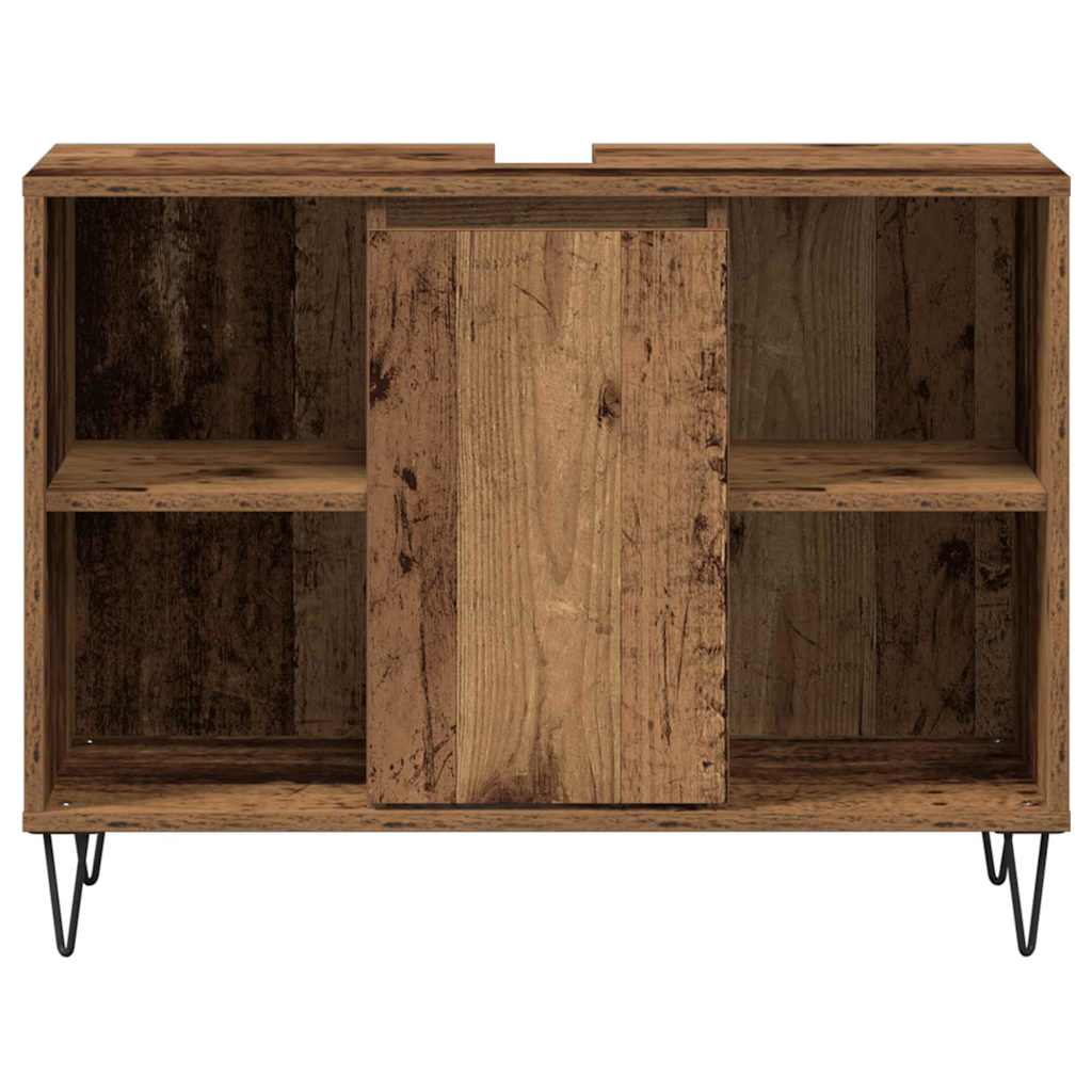 Kupaonski ormar Staro drvo 80 x 33 x 60 cm Konstruirano drvo