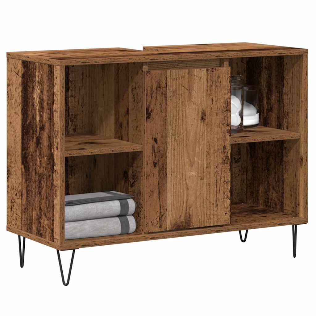 Kupaonski ormar Staro drvo 80 x 33 x 60 cm Konstruirano drvo