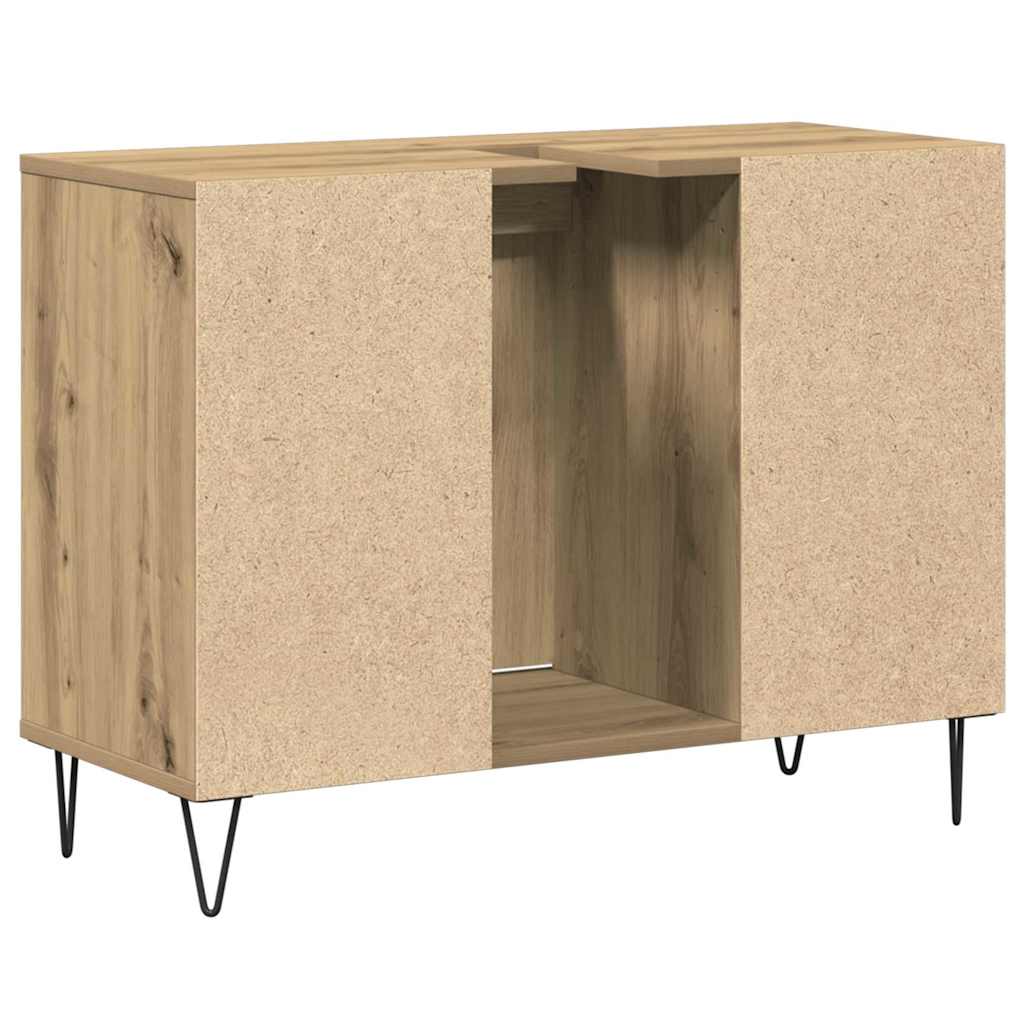 Kupaonski ormar s policom Umjetnički hrast 80 x 33 x 60 cm