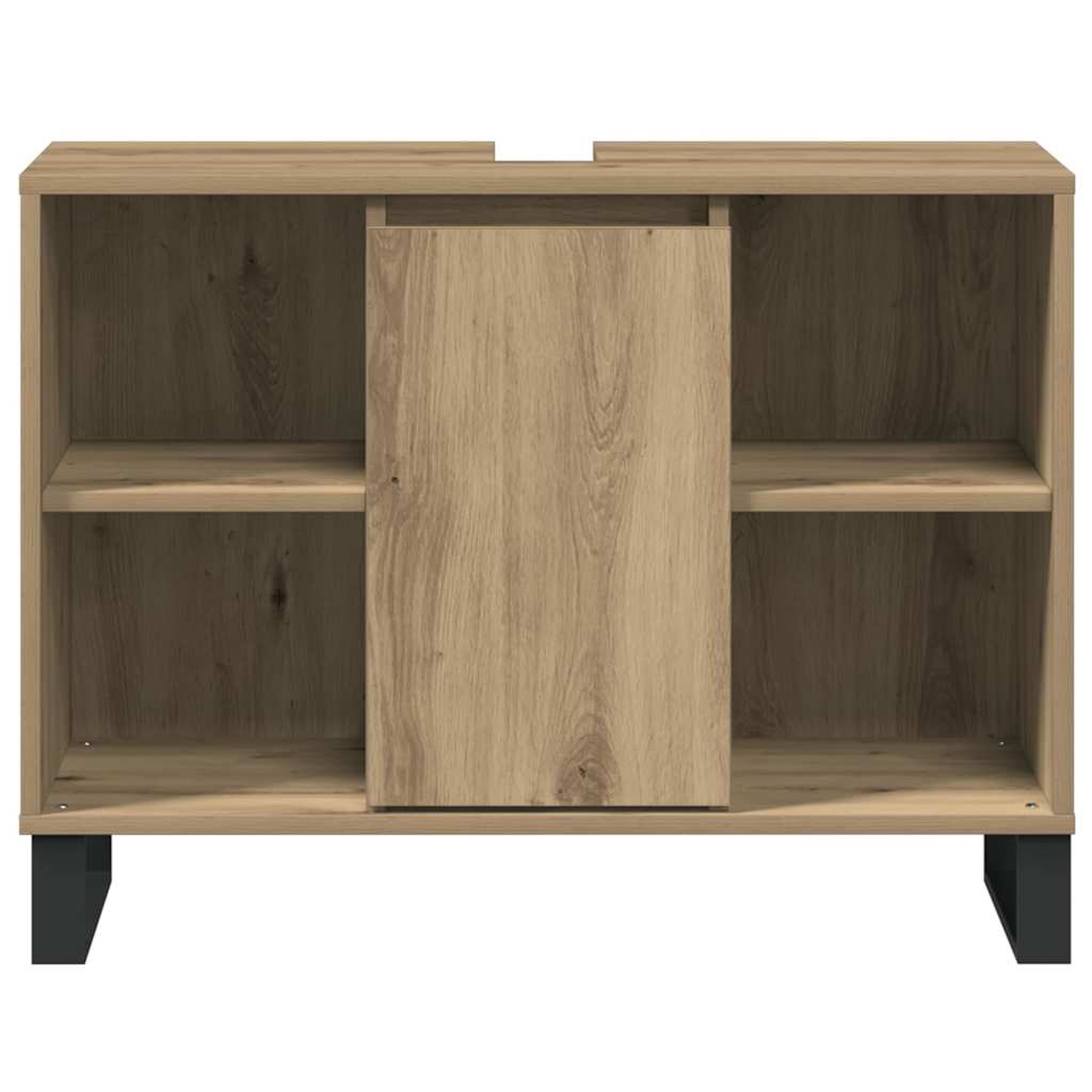 Kupaonski ormar s policom Umjetnički hrast 80 x 33 x 60 cm
