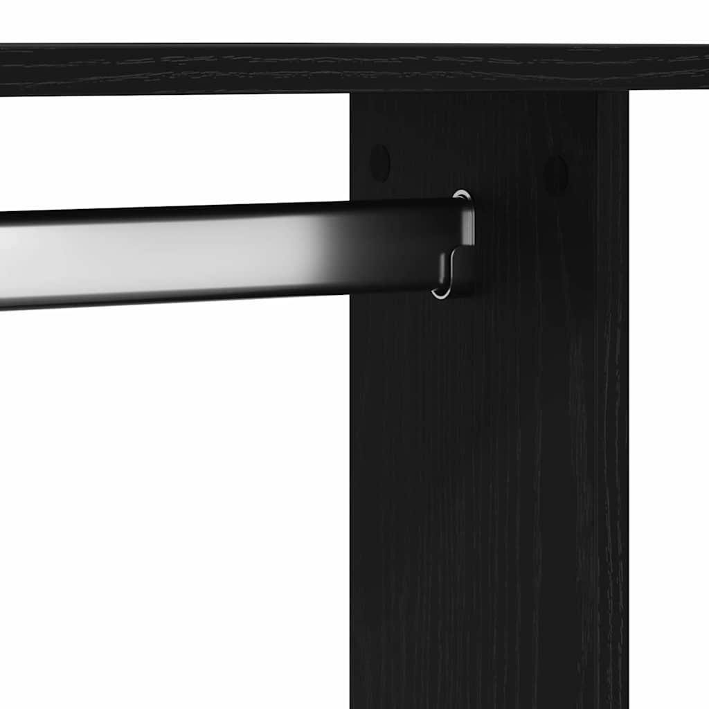 Ormar s policom Crni hrast 102 x 38 x 110 cm Konstruirano drvo
