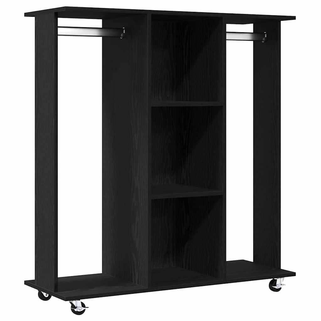 Ormar s policom Crni hrast 102 x 38 x 110 cm Konstruirano drvo