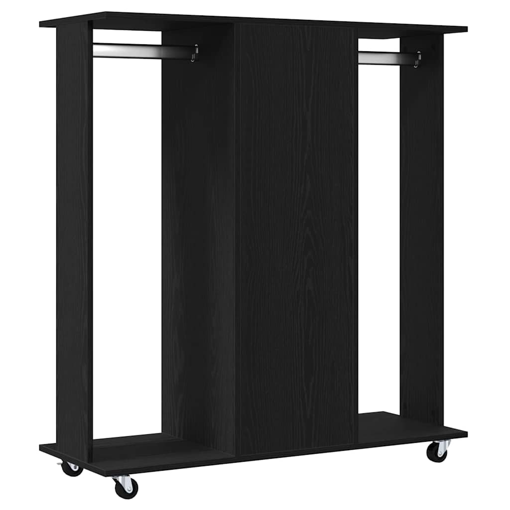 Ormar s policom Crni hrast 102 x 38 x 110 cm Konstruirano drvo