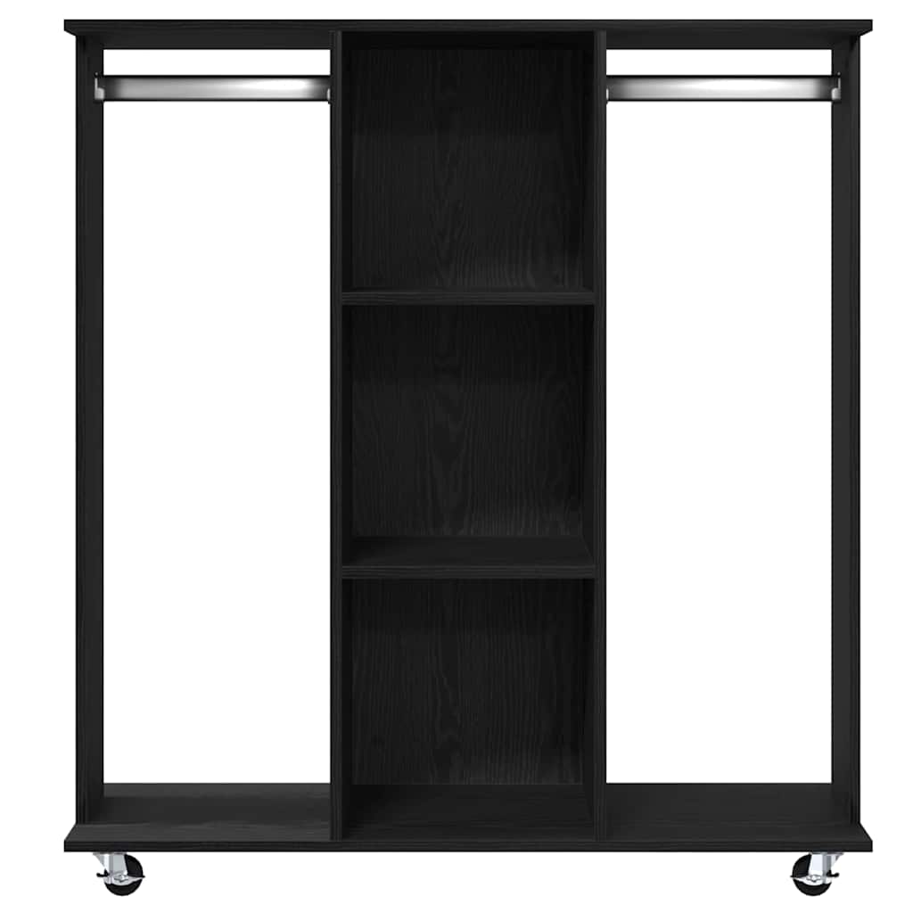 Ormar s policom Crni hrast 102 x 38 x 110 cm Konstruirano drvo