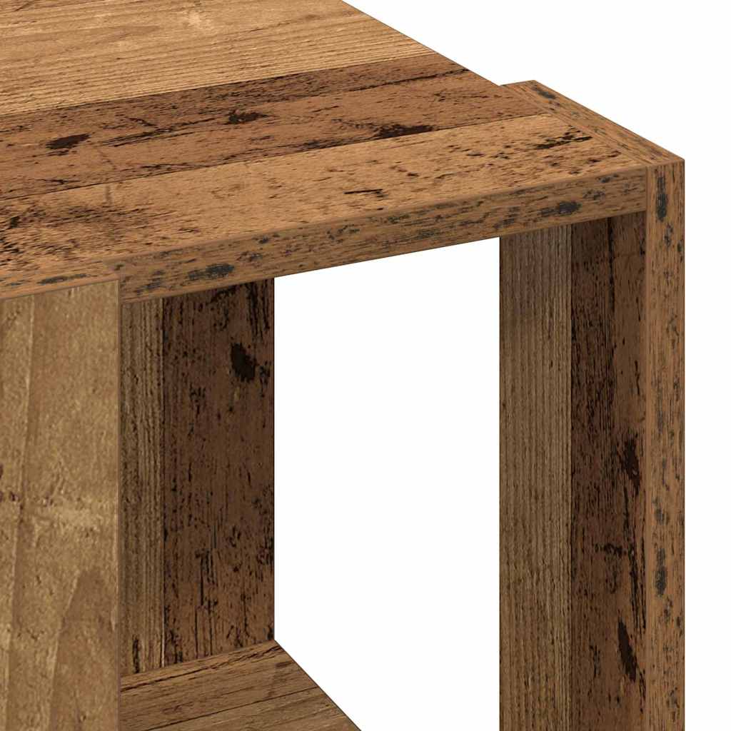 Kava Stol Staro drvo 32 x 32 x 30 cm Konstruirano drvo