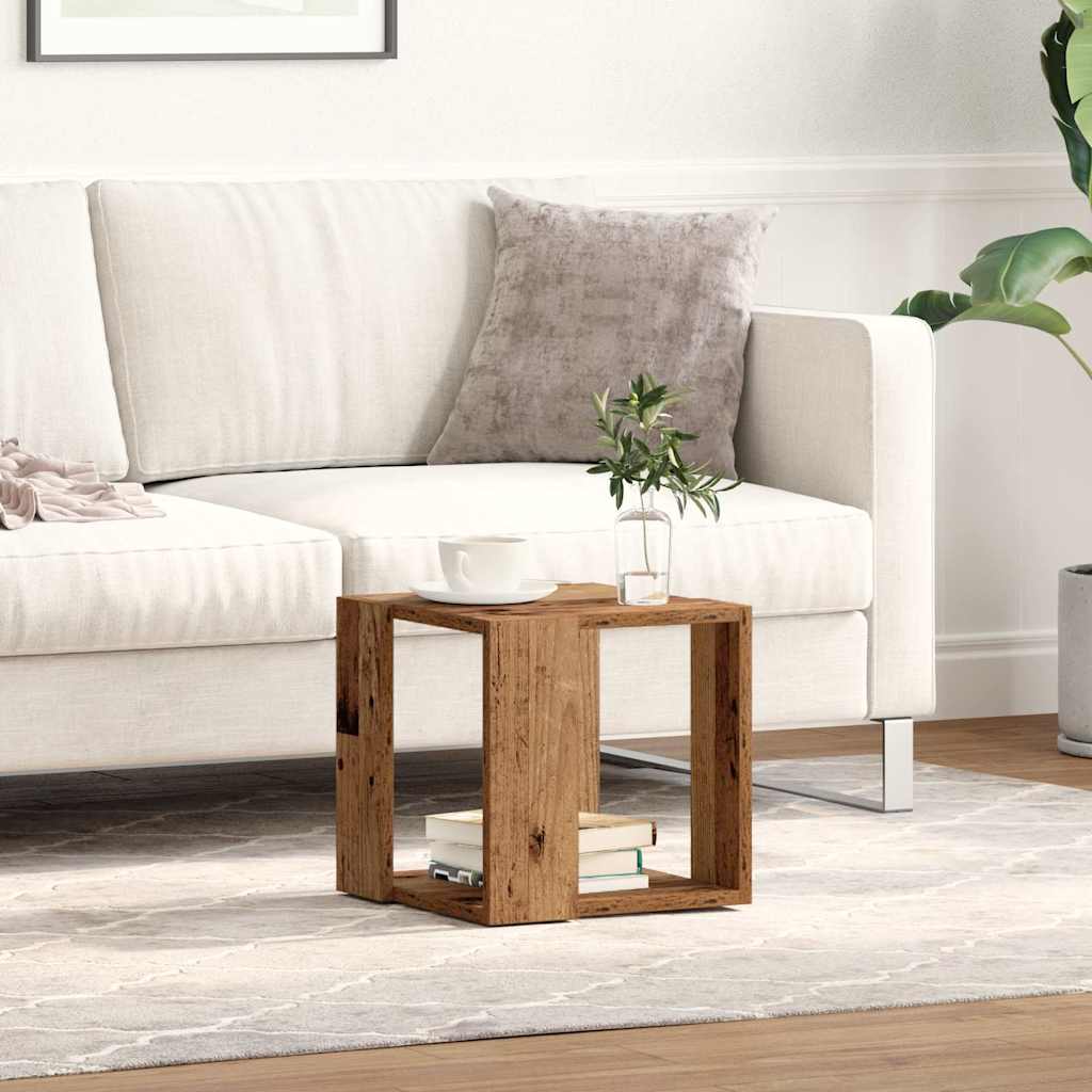 Kava Stol Staro drvo 32 x 32 x 30 cm Konstruirano drvo