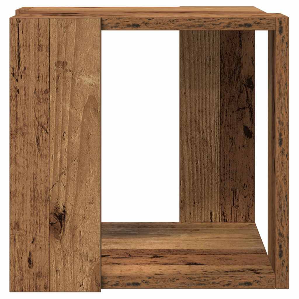Kava Stol Staro drvo 32 x 32 x 30 cm Konstruirano drvo
