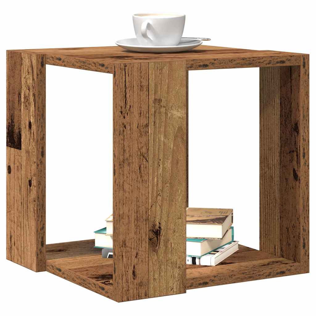 Kava Stol Staro drvo 32 x 32 x 30 cm Konstruirano drvo