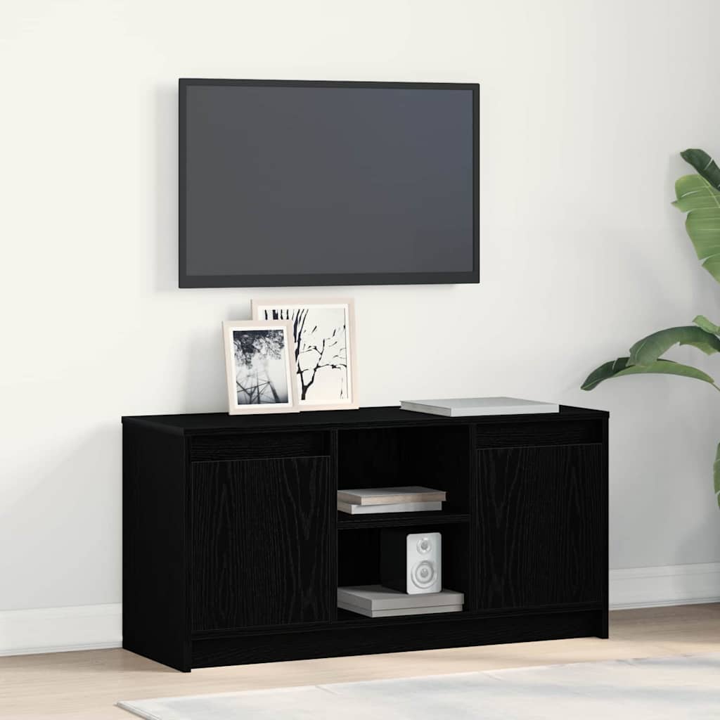 TV ormarić s LED svjetlima boja hrasta 180x34x50 cm drveni