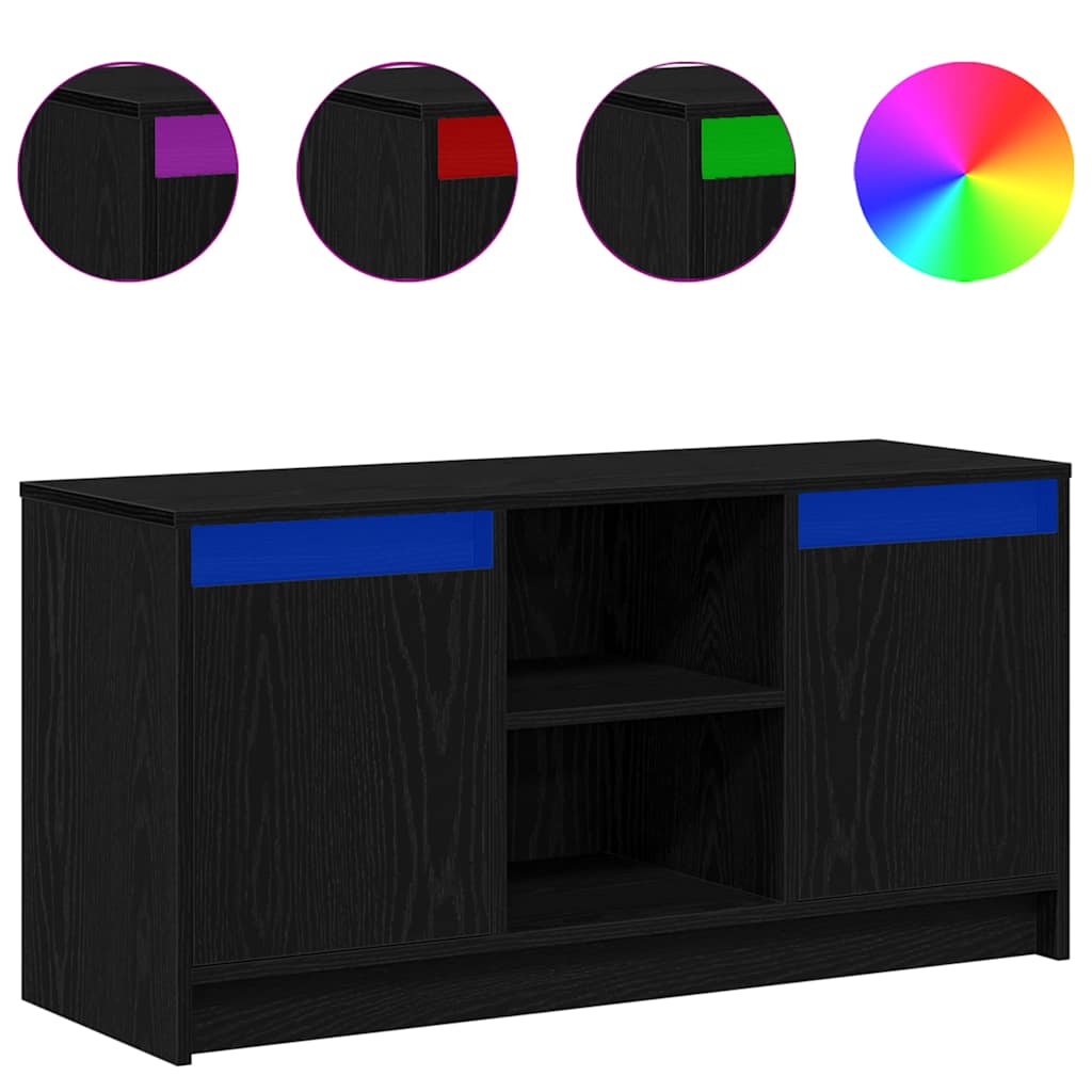 TV Jedinice Crna 100 x 34 x 50 cm Konstruirano drvo