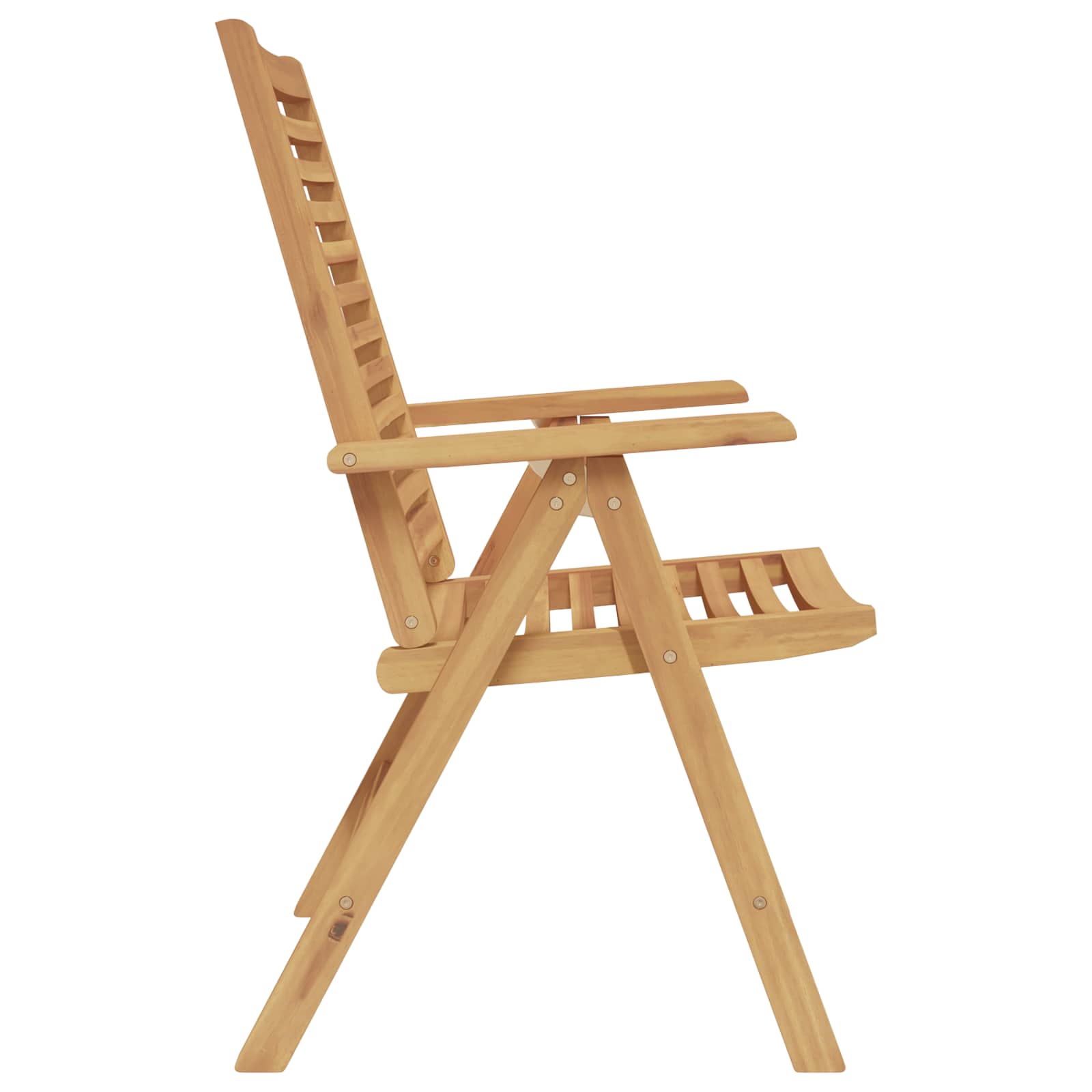 Stolica 4 pcs Smeđa 64.5 x 52 x 108 cm Čvrsto teak drvo