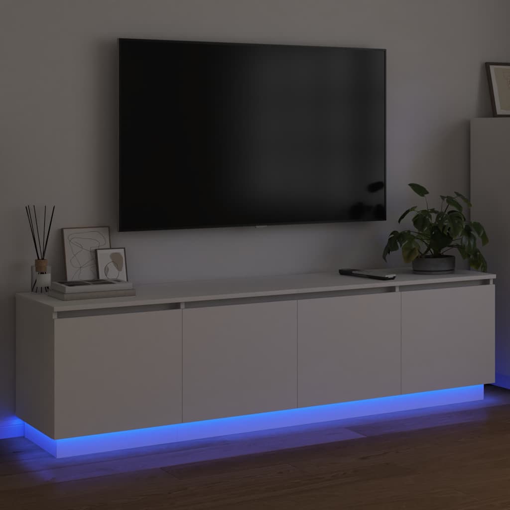 TV ormar Bijelo 180 x 38 x 49 cm Konstruirano drvo