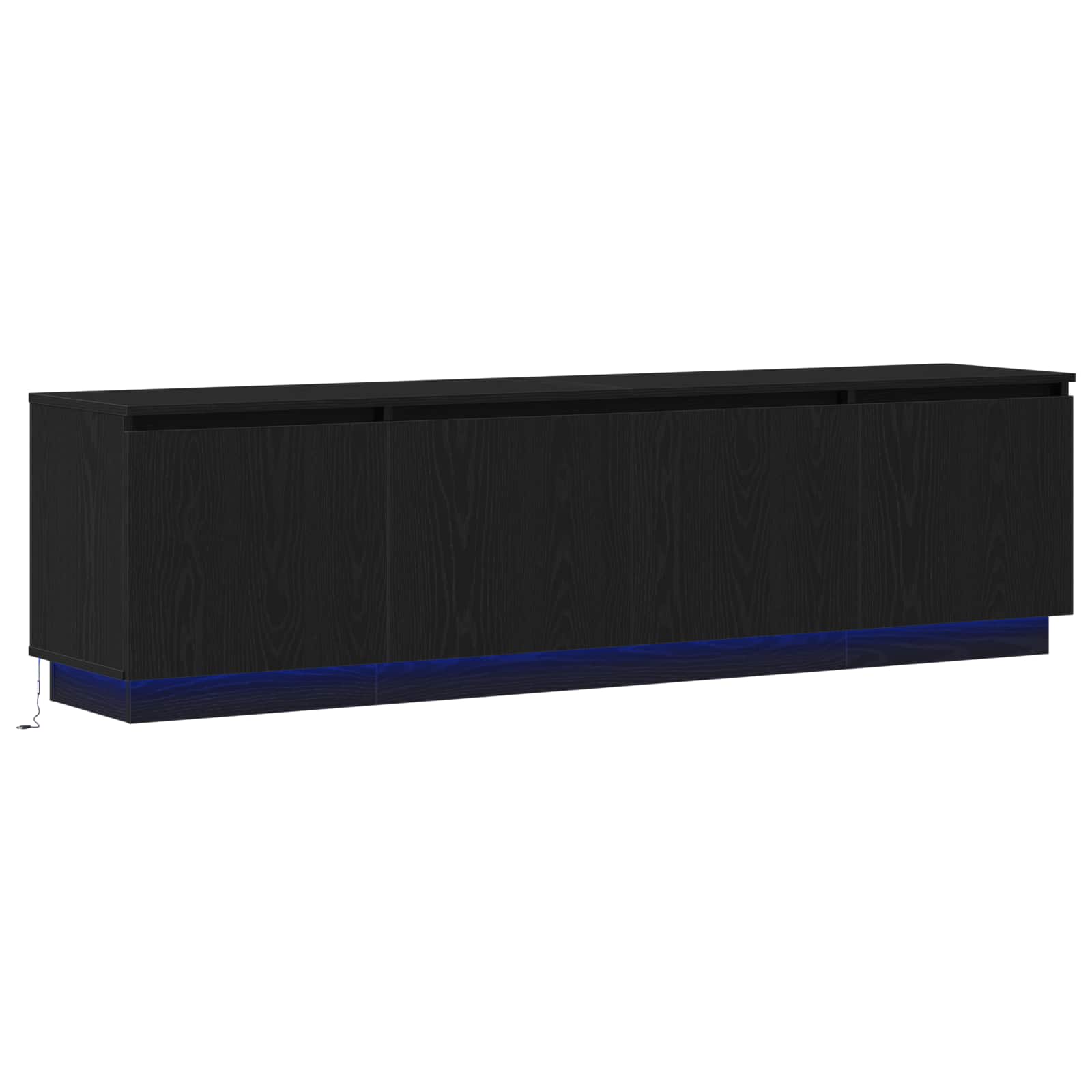 TV ormar Crni hrast 180 x 38 x 49 cm Konstruirano drvo