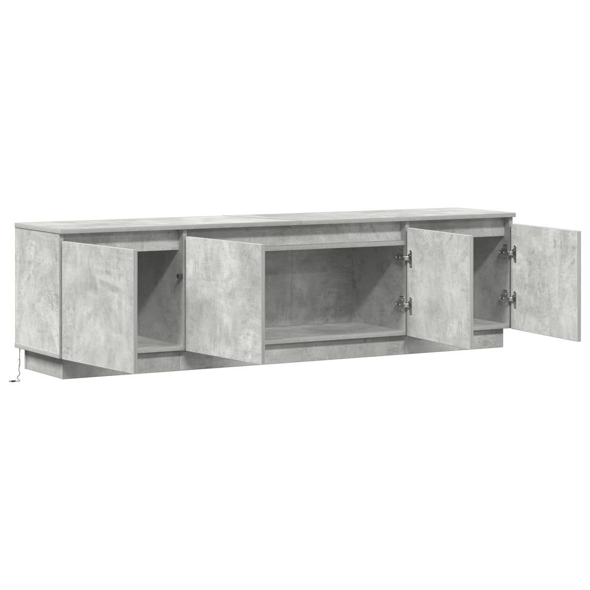 TV ormar Betonski sivi 180 x 38 x 49 cm Konstruirano drvo