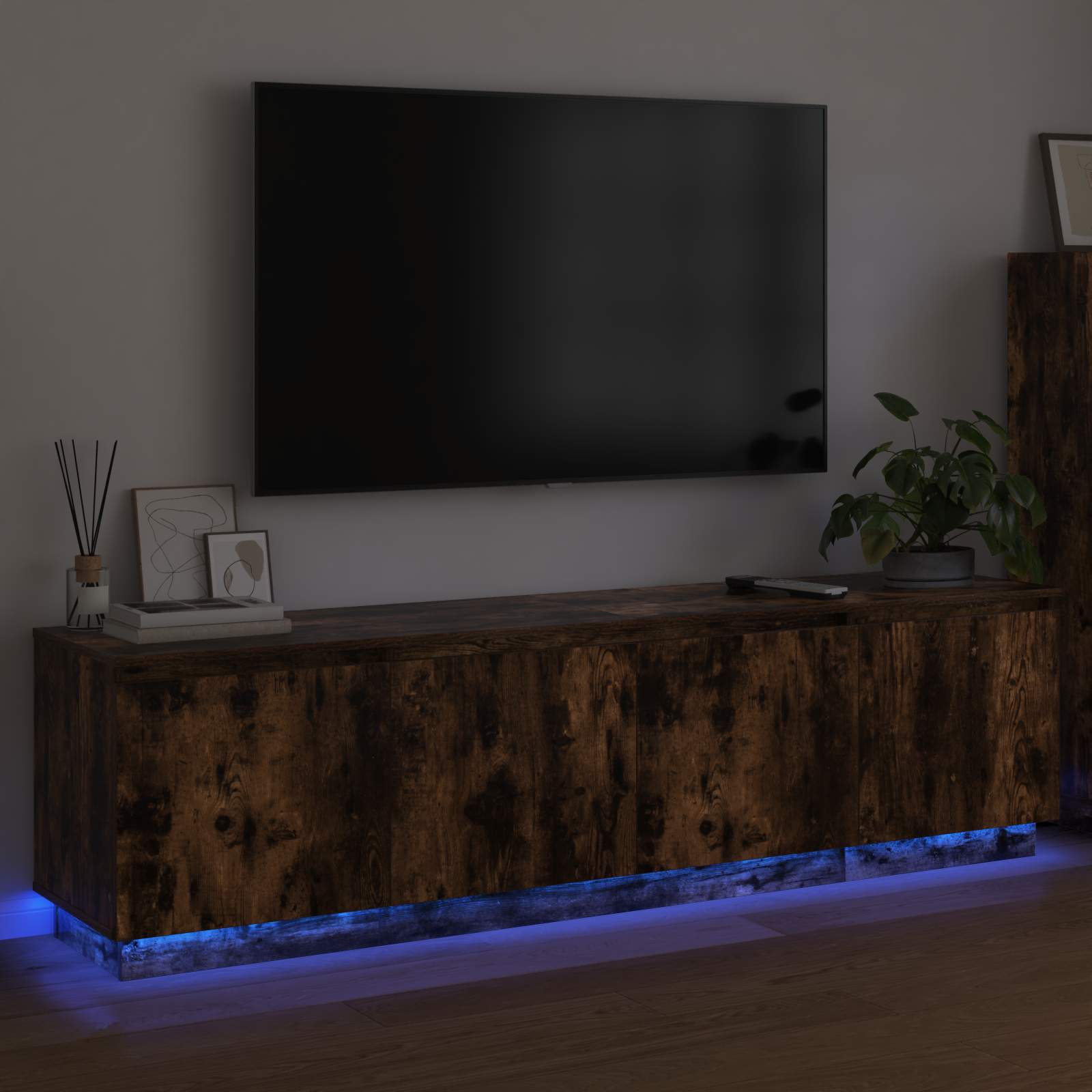 TV ormar Dimljeni hrast 180 x 38 x 49 cm Konstruirano drvo