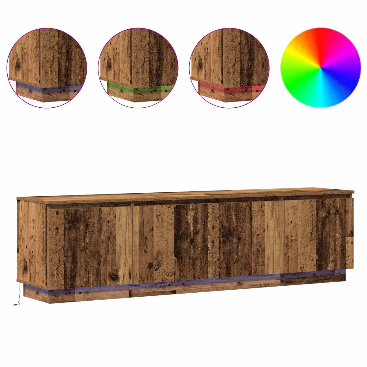TV ormar Staro drvo 180 x 38 x 49 cm Konstruirano drvo