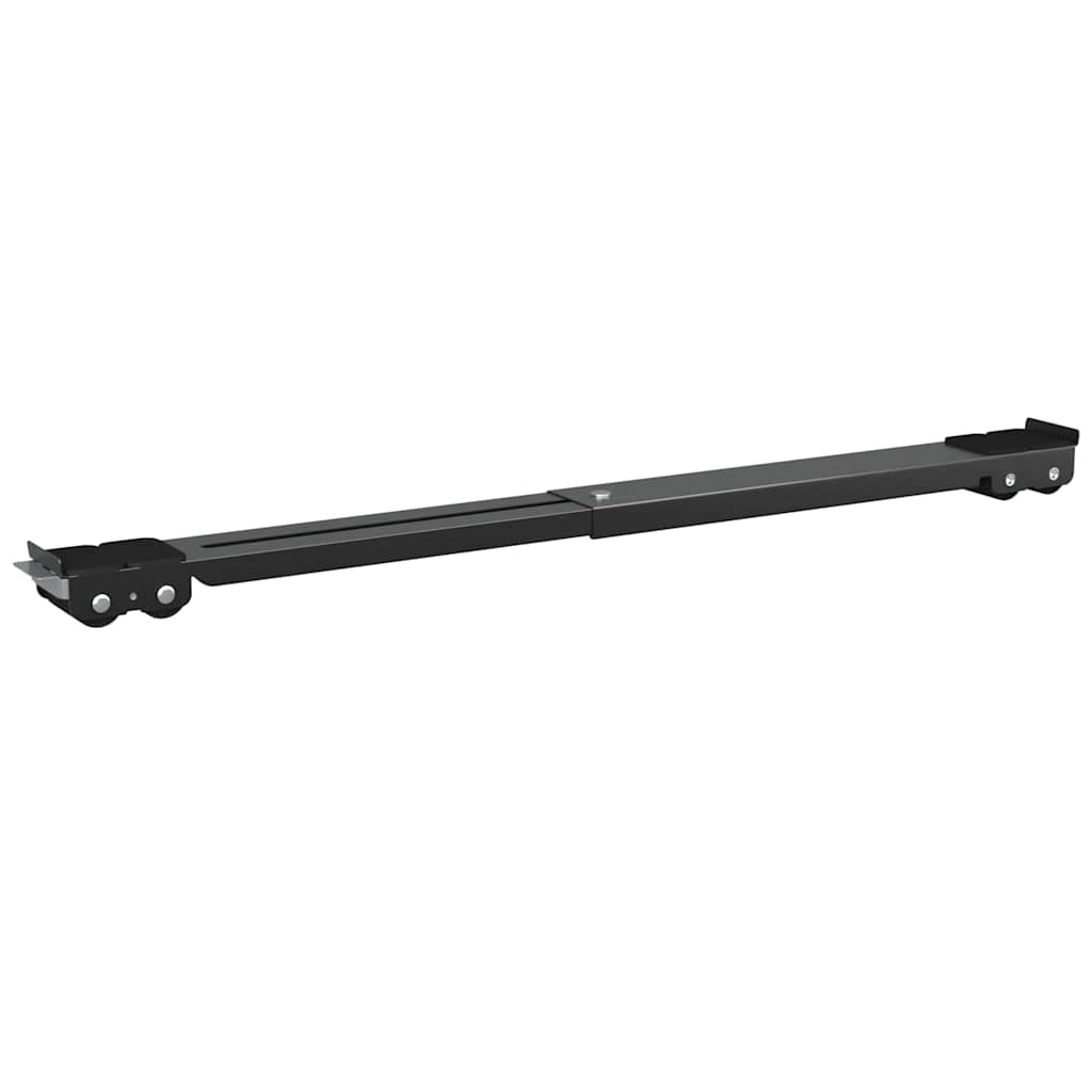 Postolje za perilicu rublja 2 pcs Crna 72 x 5 x 4,5 cm