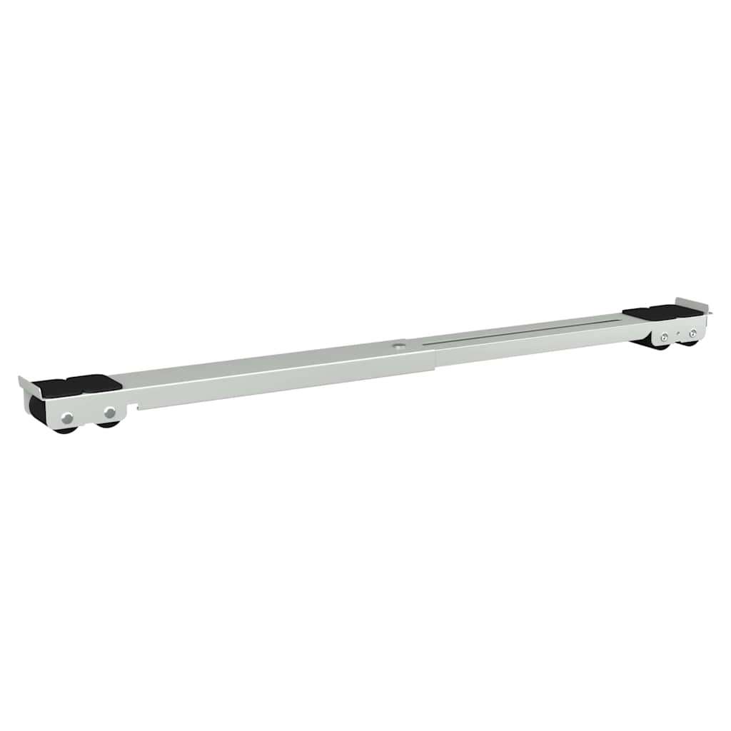 Postolje za perilicu rublja 2 pcs Srebrno 72 x 5 x 4,5 cm