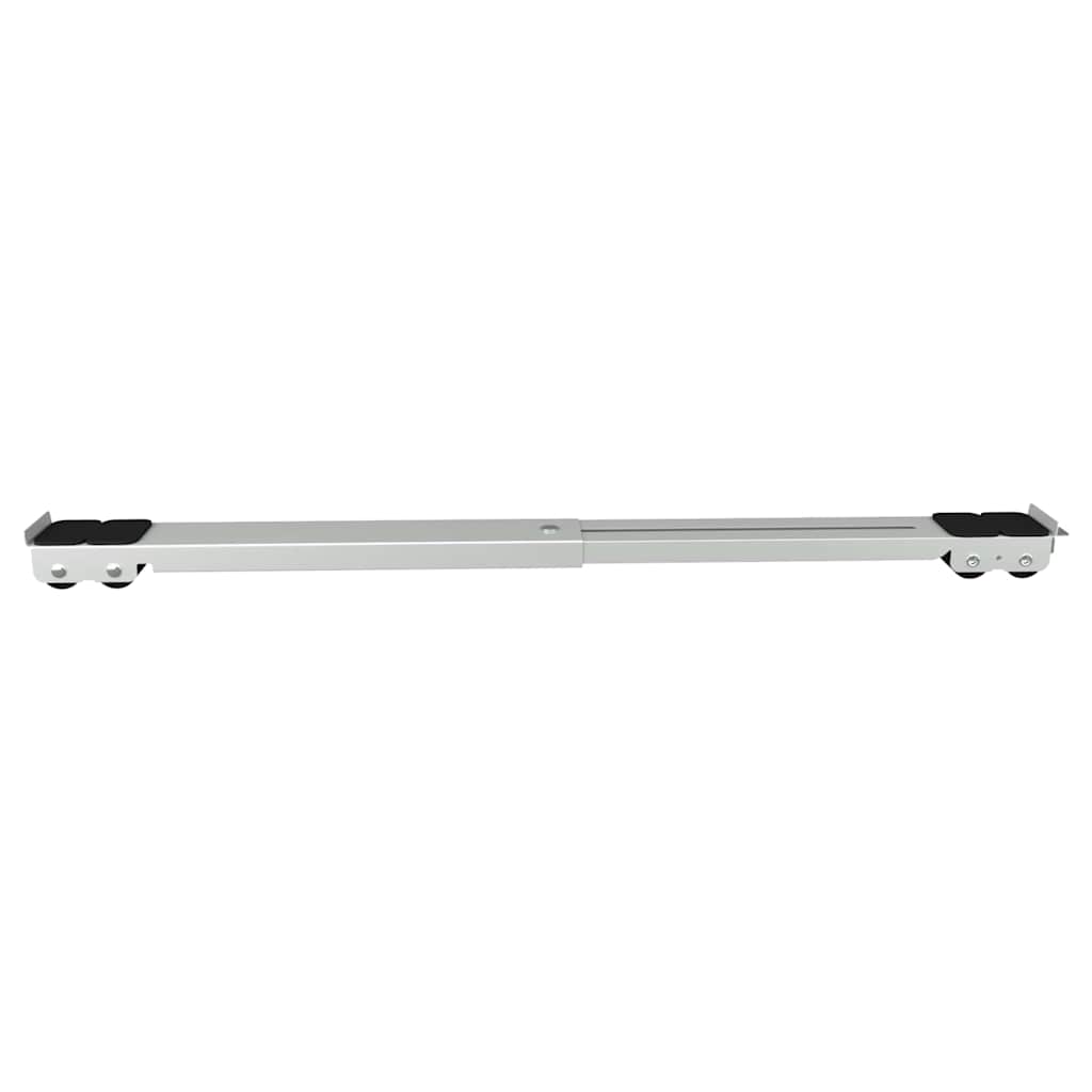 Postolje za perilicu rublja 2 pcs Srebrno 72 x 5 x 4,5 cm