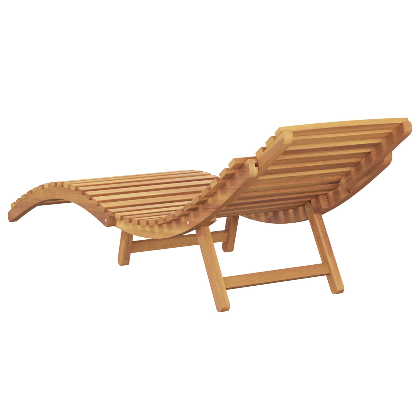 Ležaljka Smeđa 198 x 55 x 58,5 cm Čvrsto teak drvo