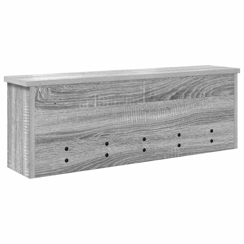 Vješalica za kapute na zidu Zidne Siva Sonoma 75 x 16 x 26 cm