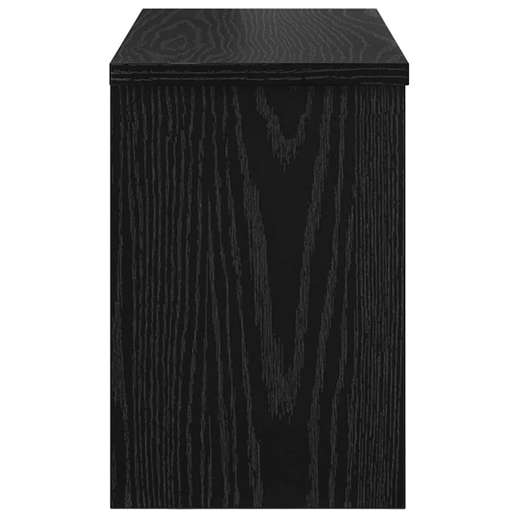 Vješalica za kapute na zidu Zidne Crni hrast 50 x 20 x 30 cm