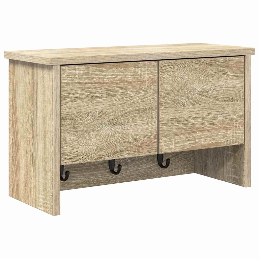 Vješalica za kapute na zidu Zidne Sonoma hrast 50 x 20 x 30 cm