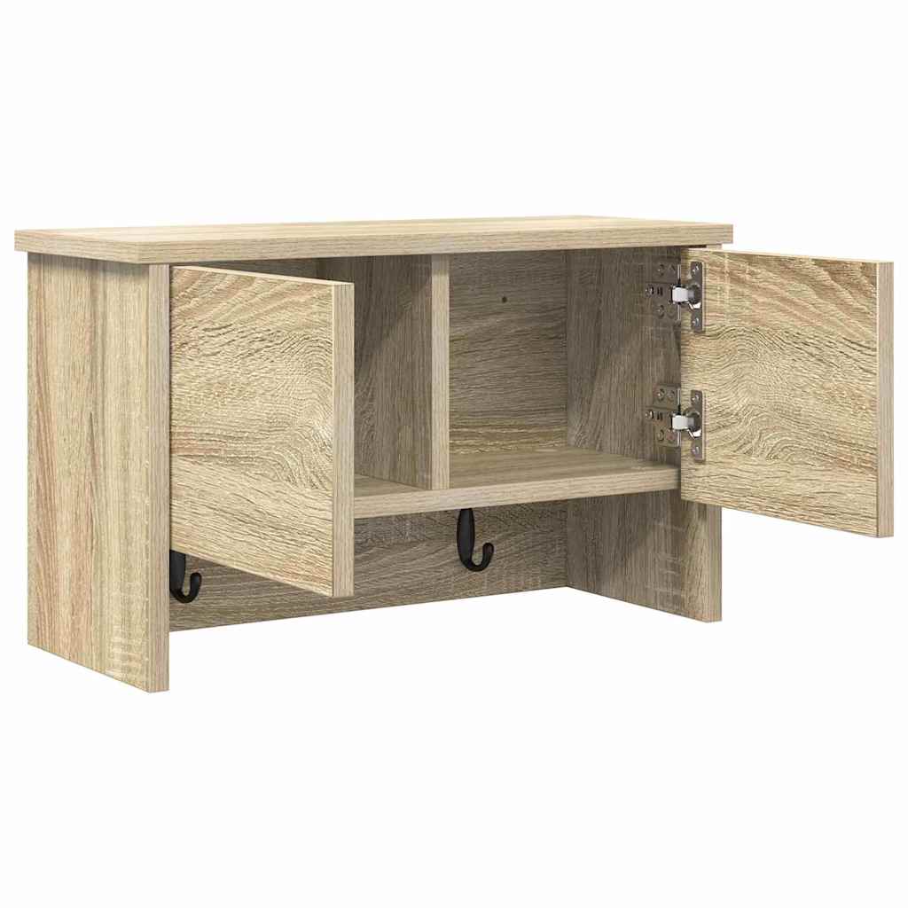Vješalica za kapute na zidu Zidne Sonoma hrast 50 x 20 x 30 cm