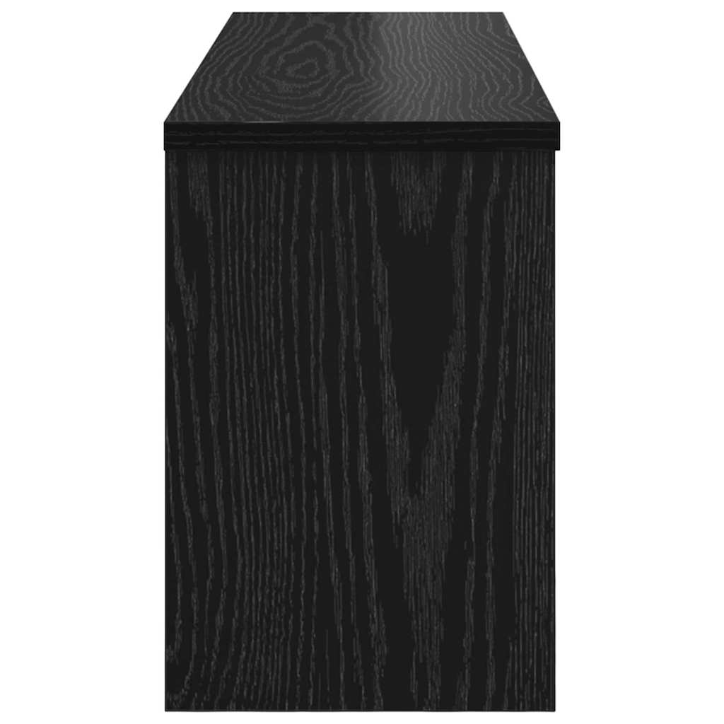 Vješalica za kapute na zidu Zidne Crni hrast 80 x 20 x 30 cm