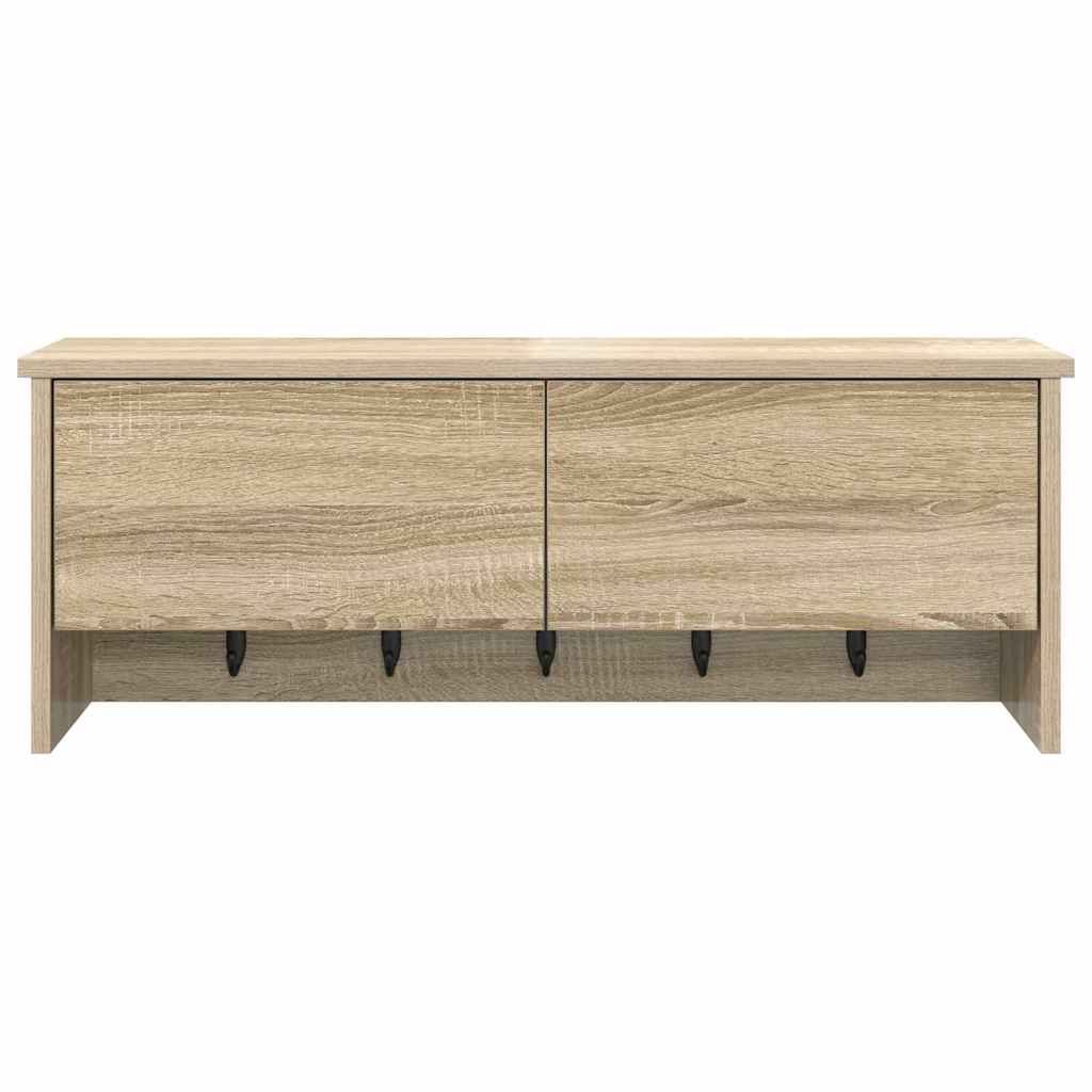 Vješalica za kapute na zidu Zidne Sonoma hrast 80 x 20 x 30 cm
