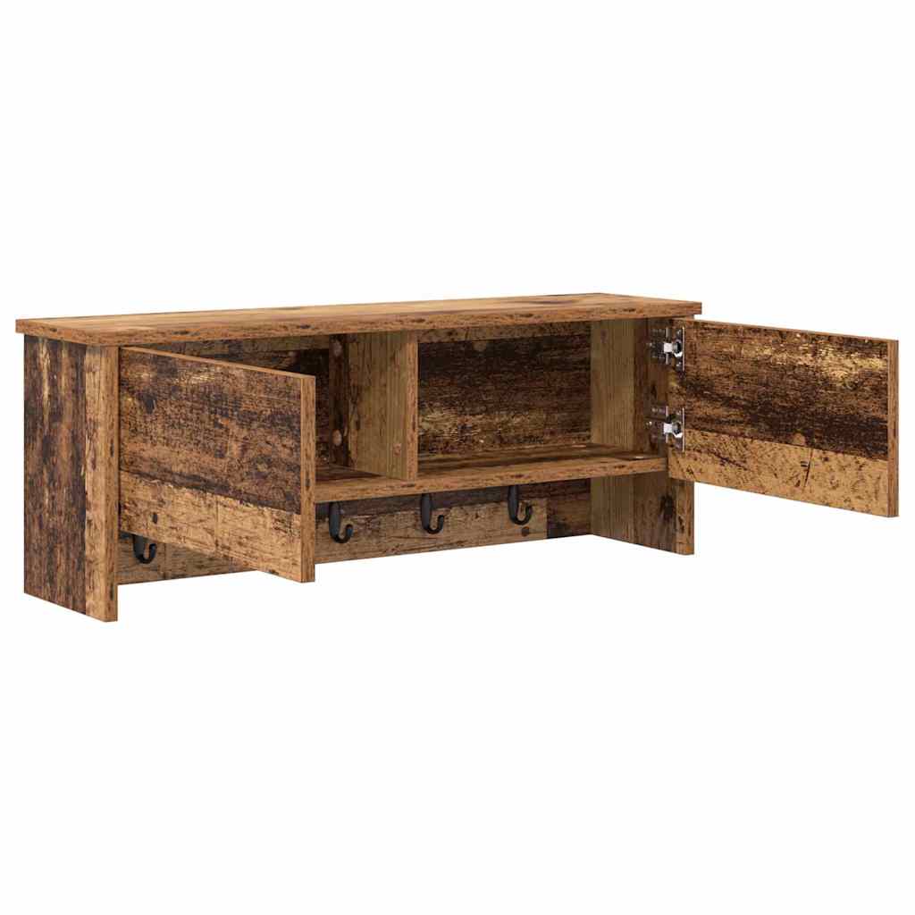 Vješalica za kapute na zidu Zidne Staro drvo 80 x 20 x 30 cm