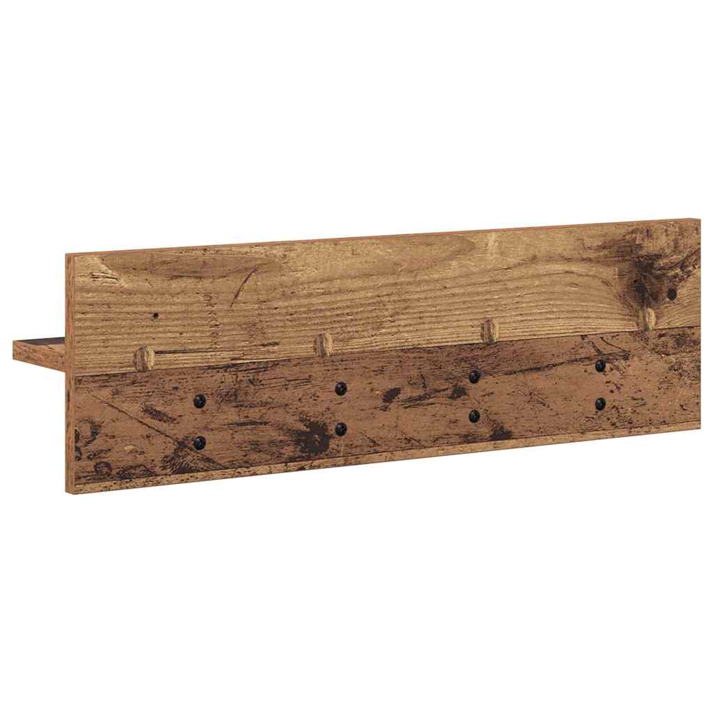 Vješalica za kapute na zidu Zidne Staro drvo 60 x 10,5 x 18 cm