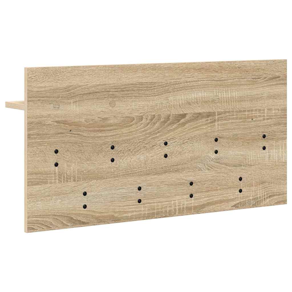Vješalica za kapute na zidu Zidne Sonoma hrast 80 x 40 x 12 cm