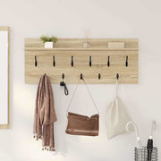 Vješalica za kapute na zidu Zidne Sonoma hrast 100 x 40 x 12 cm